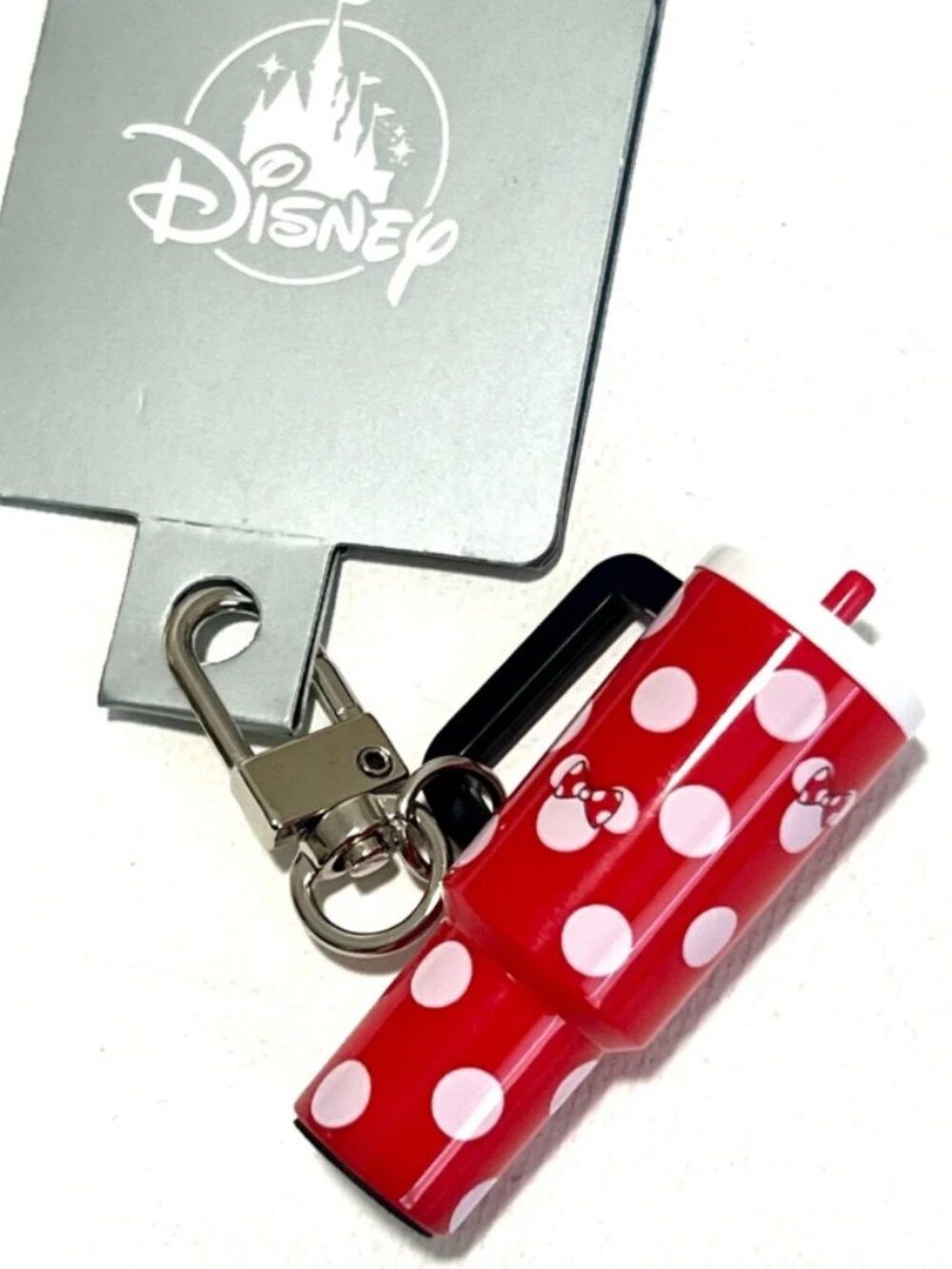 Disney Minnie Mouse Mini Tumbler Keychain Bag Charm